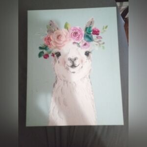 Llama painting (wall hanging)